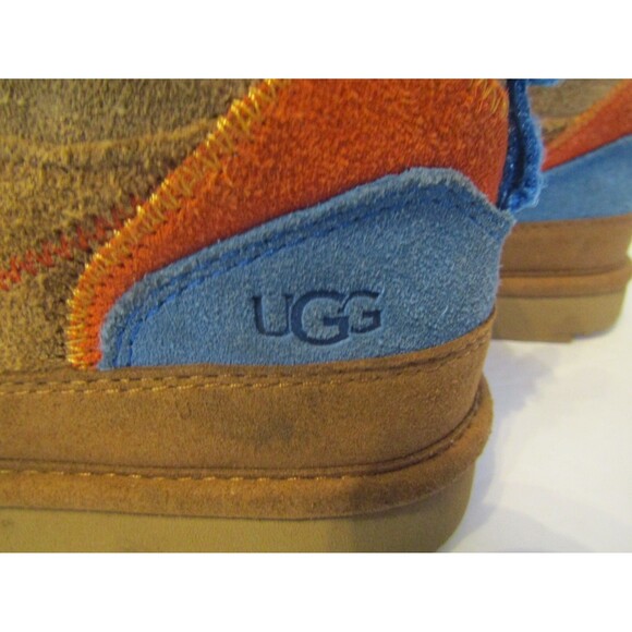 UGG Sneakers Highland Hi Heritage Kids Hi-Top Brown Suede Ankle Boots Size 2 - Picture 7 of 12